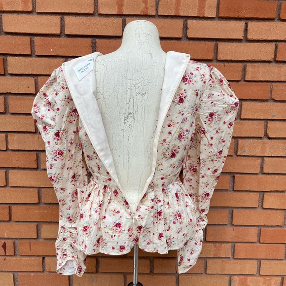 NWT Hyacinth House Floral Peplum Blouse Size XS - Picture 14 of 16